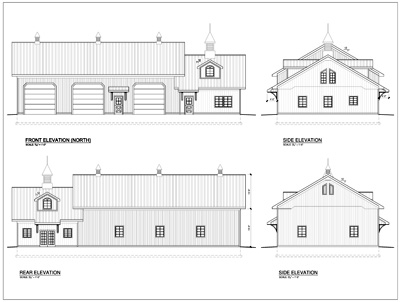 Detailed line-drawings used to apply for permits DutchMasters Construction Services